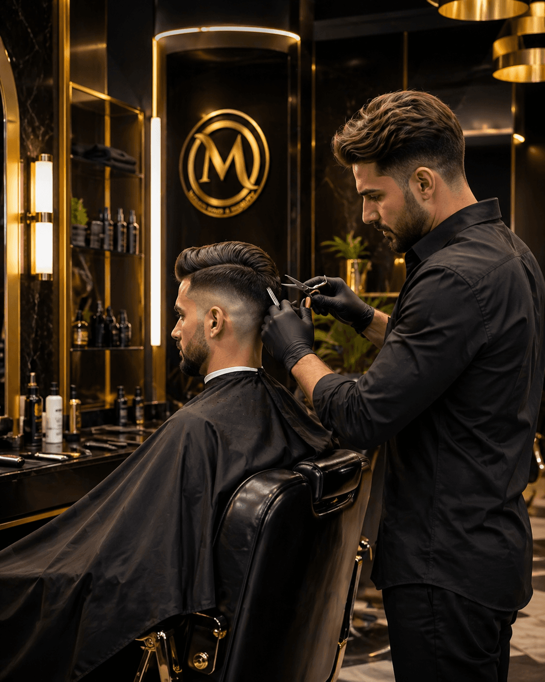 Beard grooming at Manna